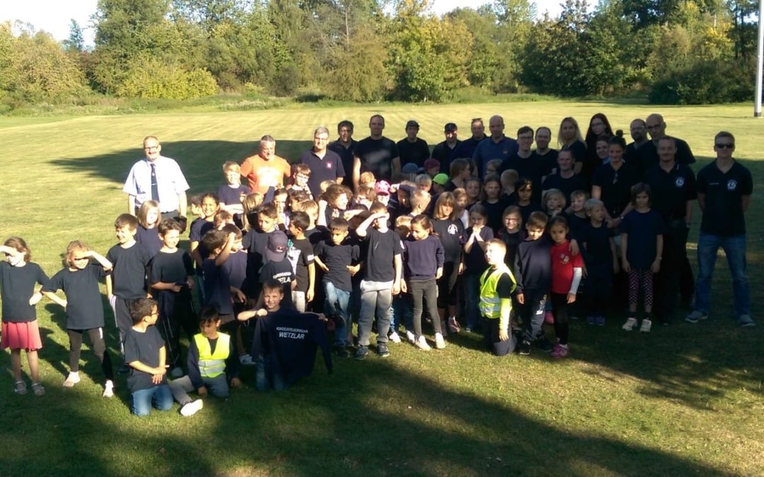 Kinderfeuerwehren legen Kindertatze ab