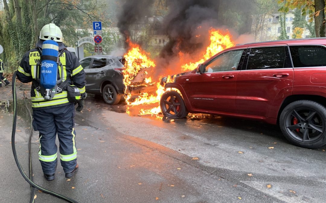 PKW Brand in der Inselstraße