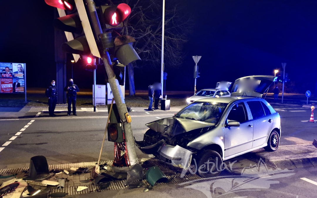 Verkehrsunfall auf der Frankfurter Straße
