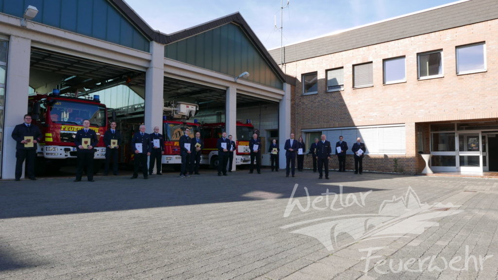 Ehrungen bei der Feuerwehr Wetzlar