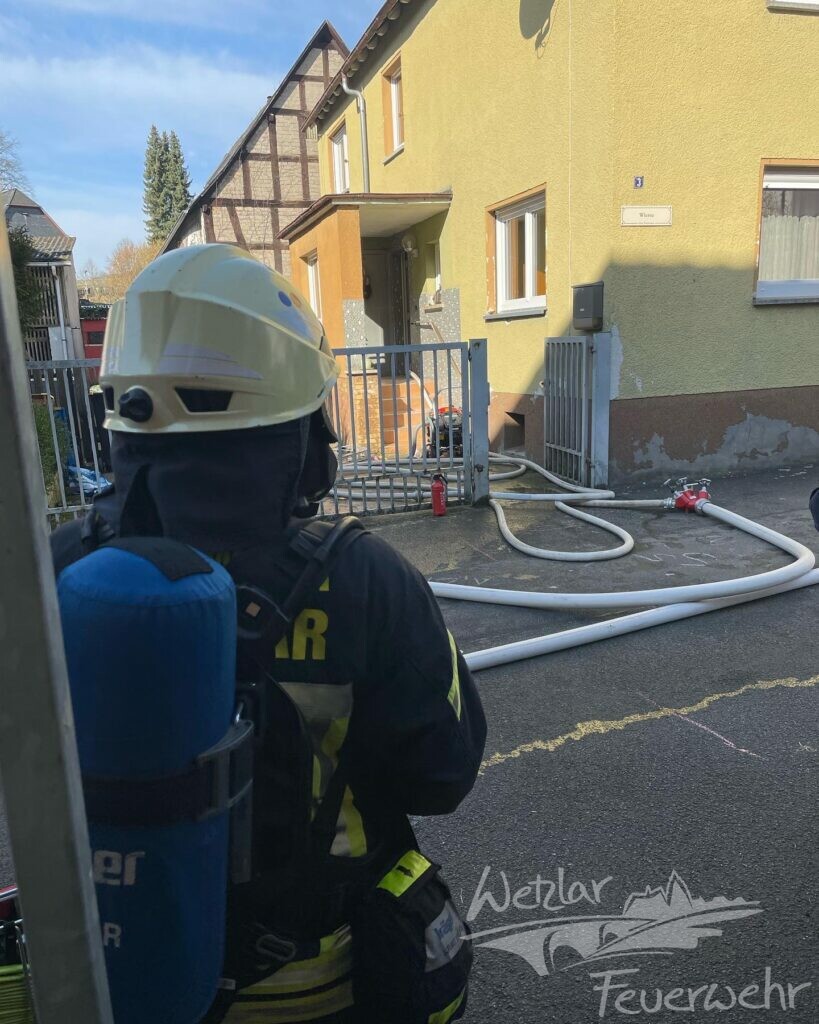 Küchenbrand in Blasbach