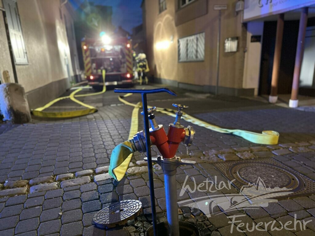Feuer in der Wetzlarer Altstadt