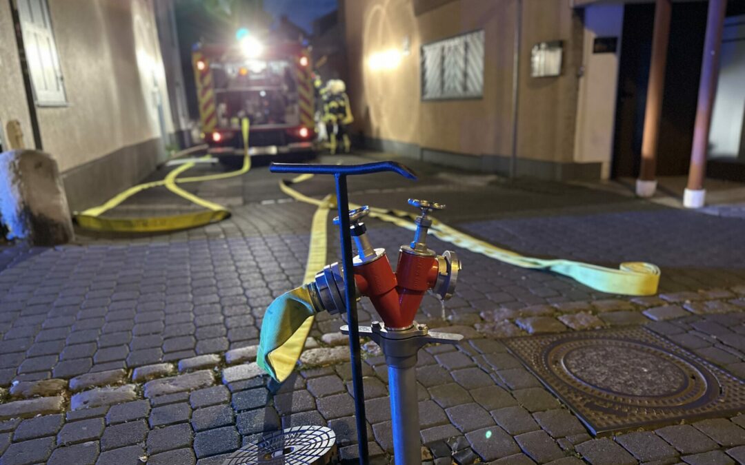 Feuer in der Wetzlarer Altstadt