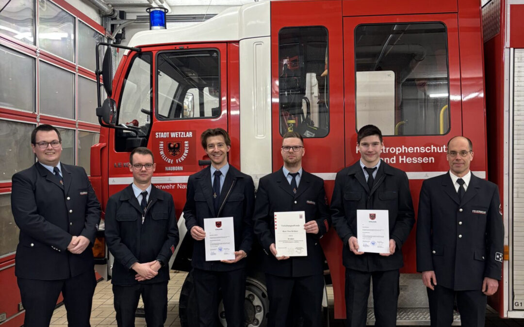 Feuerwehr Wetzlar-Nauborn: Rückblick auf ein ruhiges Jahr und ein Wechsel in der Führung