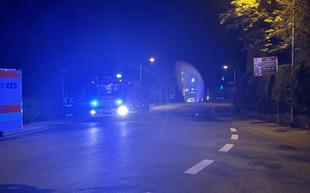 Unklare Rauchentwicklung in der Frankfurter Straße