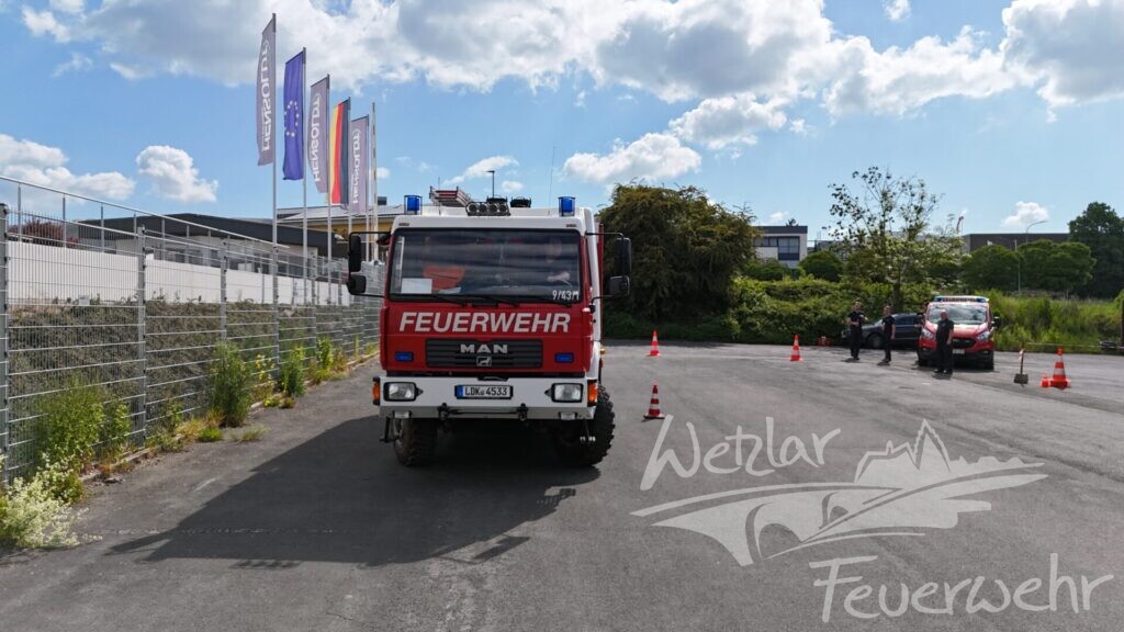 Fahrerschulung der Feuerwehr Wetzlar-Nauborn
