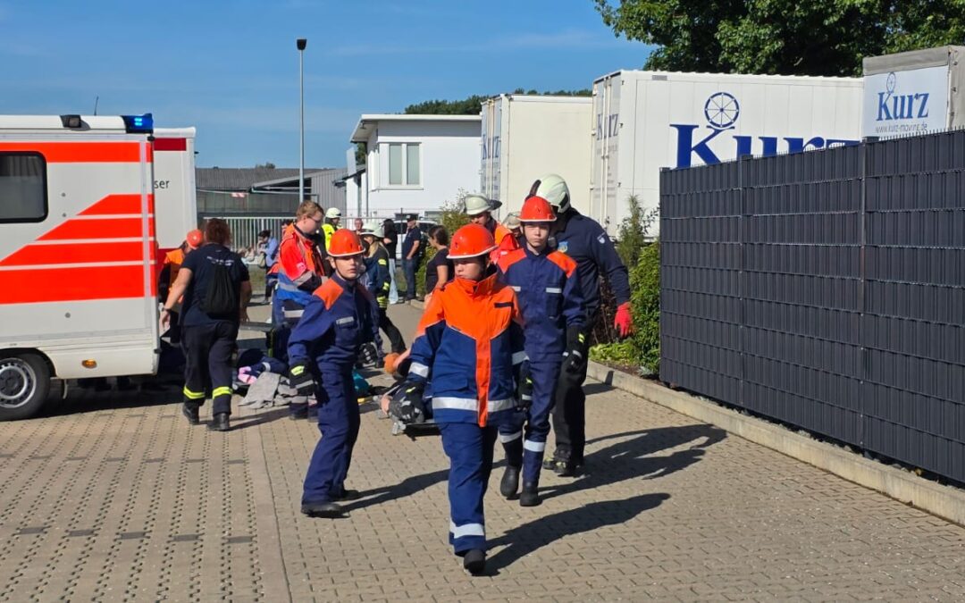 Großübung der Wetzlarer Jugendfeuerwehr