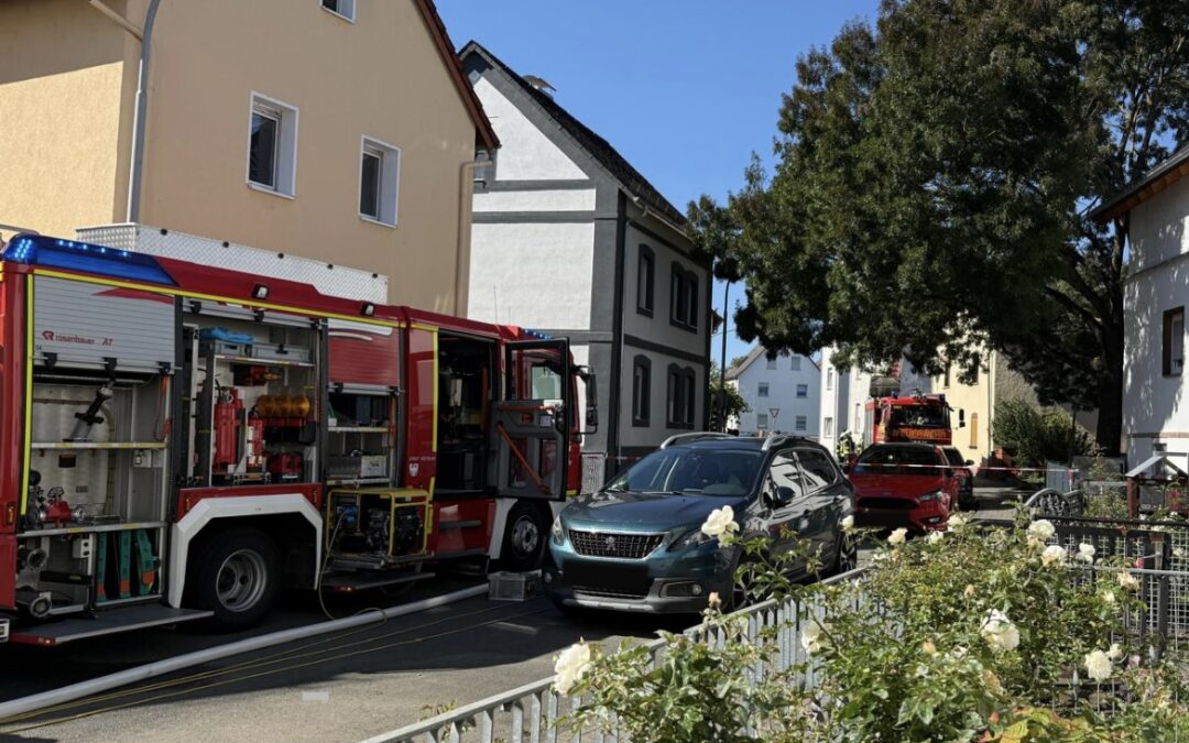 Garagenbrand in Niedergirmes