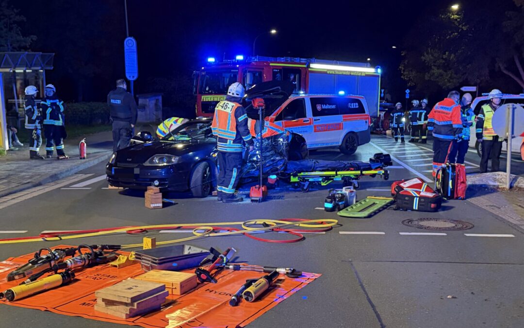 Verkehrsunfall in der Wetzlarer Innenstadt