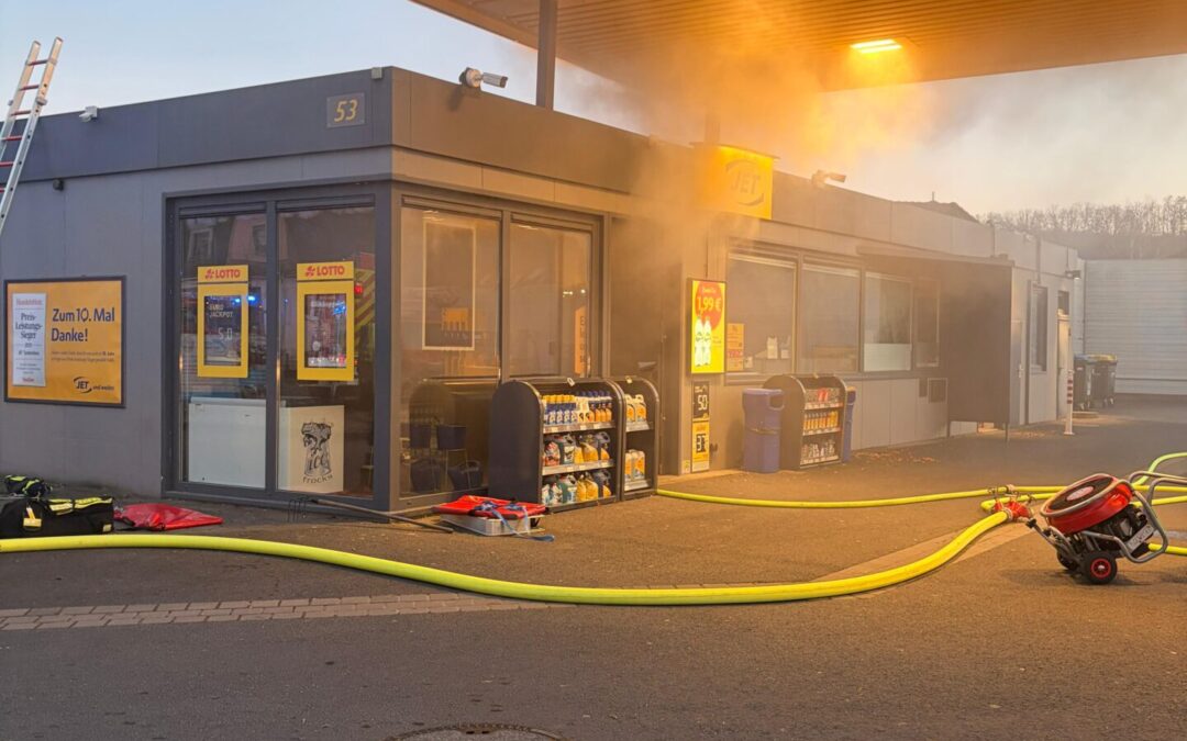 Feuer in Verkaufsraum