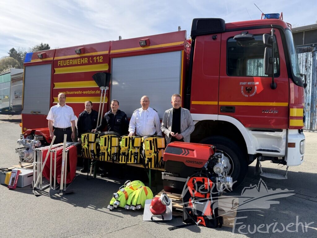 Feuerwehr Wetzlar ist für die Waldbrandsaison gut gerüstet.
