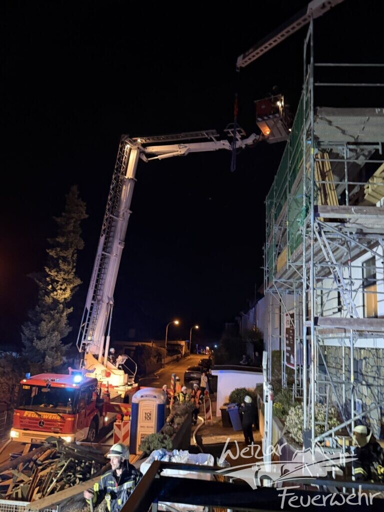 Rauchentwicklung aus Haus in Garbenheim