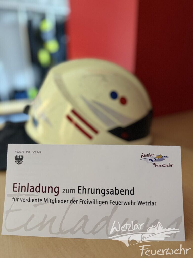 35 Feuerwehrleute beim 14. Ehrungsabend der Wetzlarer Feuerwehr ausgezeichnet