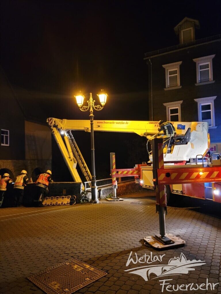 Nächtliche Patientenrettung