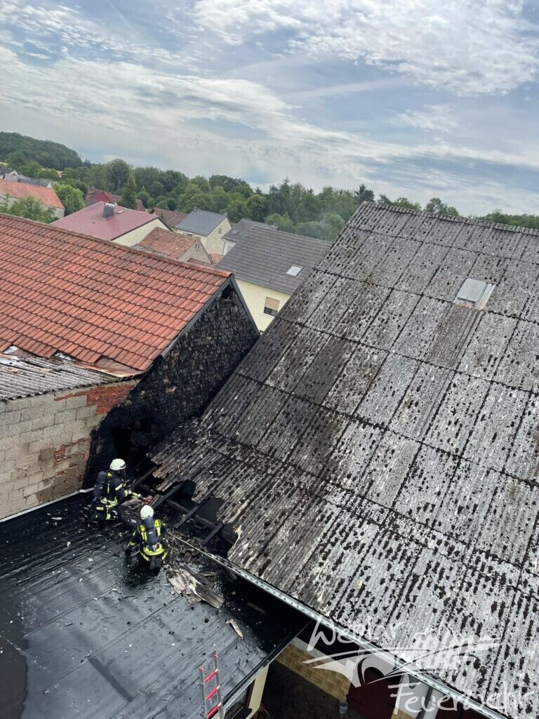 Scheunenbrand in Wetzlar – Münchholzhausen