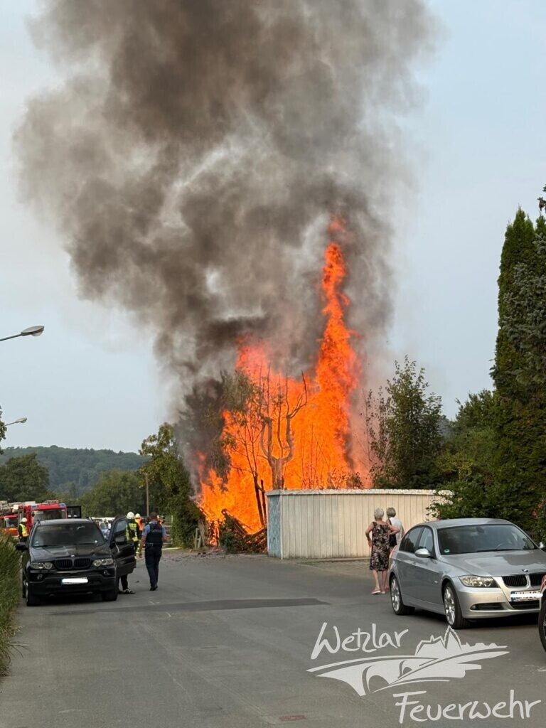 Brand in der Uferstraße
